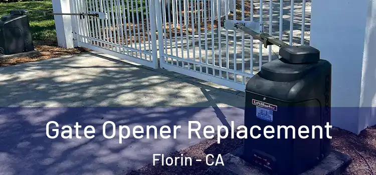 Gate Opener Replacement Florin - CA